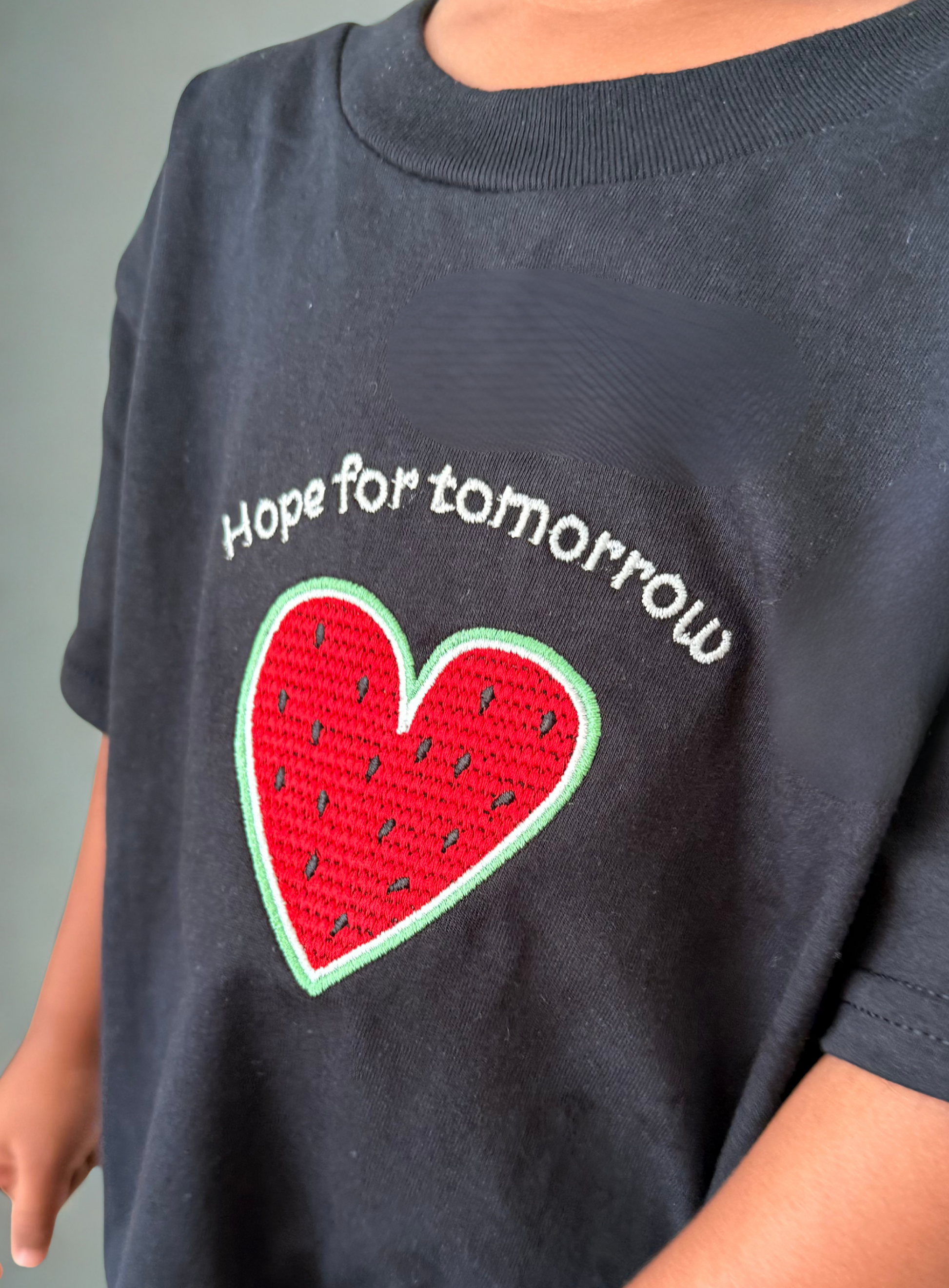 Hope for tomorrow toddler t-shirt (Black)