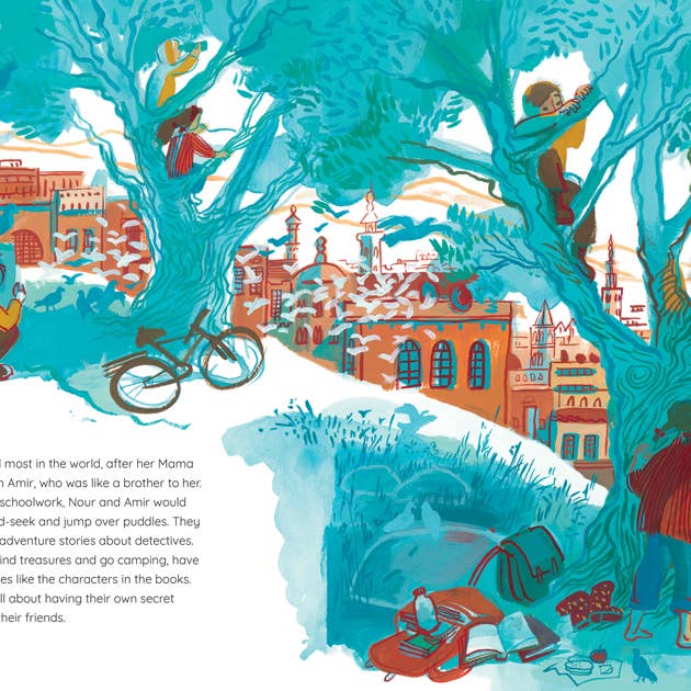 Nour's Secret Library - Children's Book