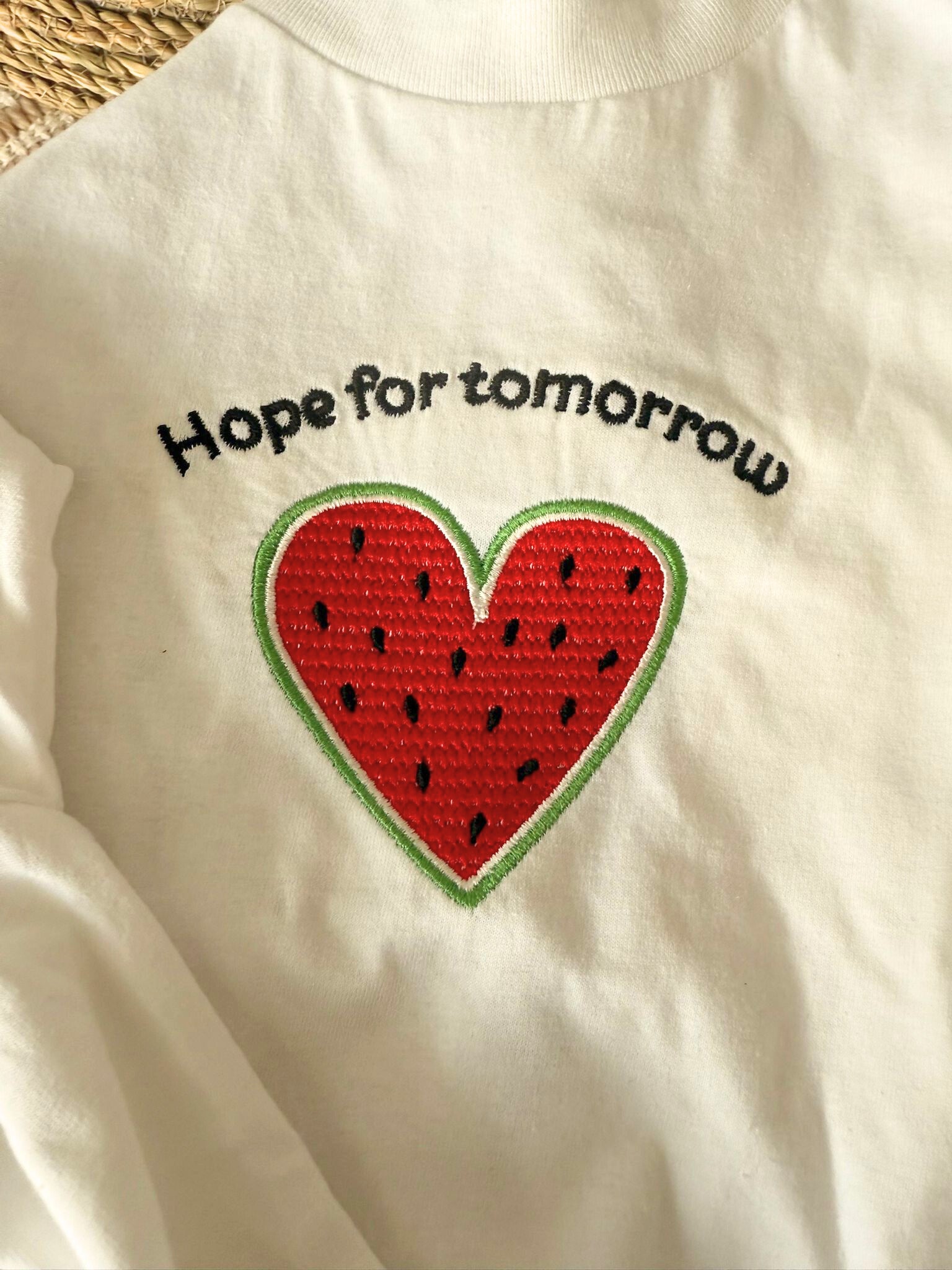 Hope for tomorrow toddler t-shirt (White)