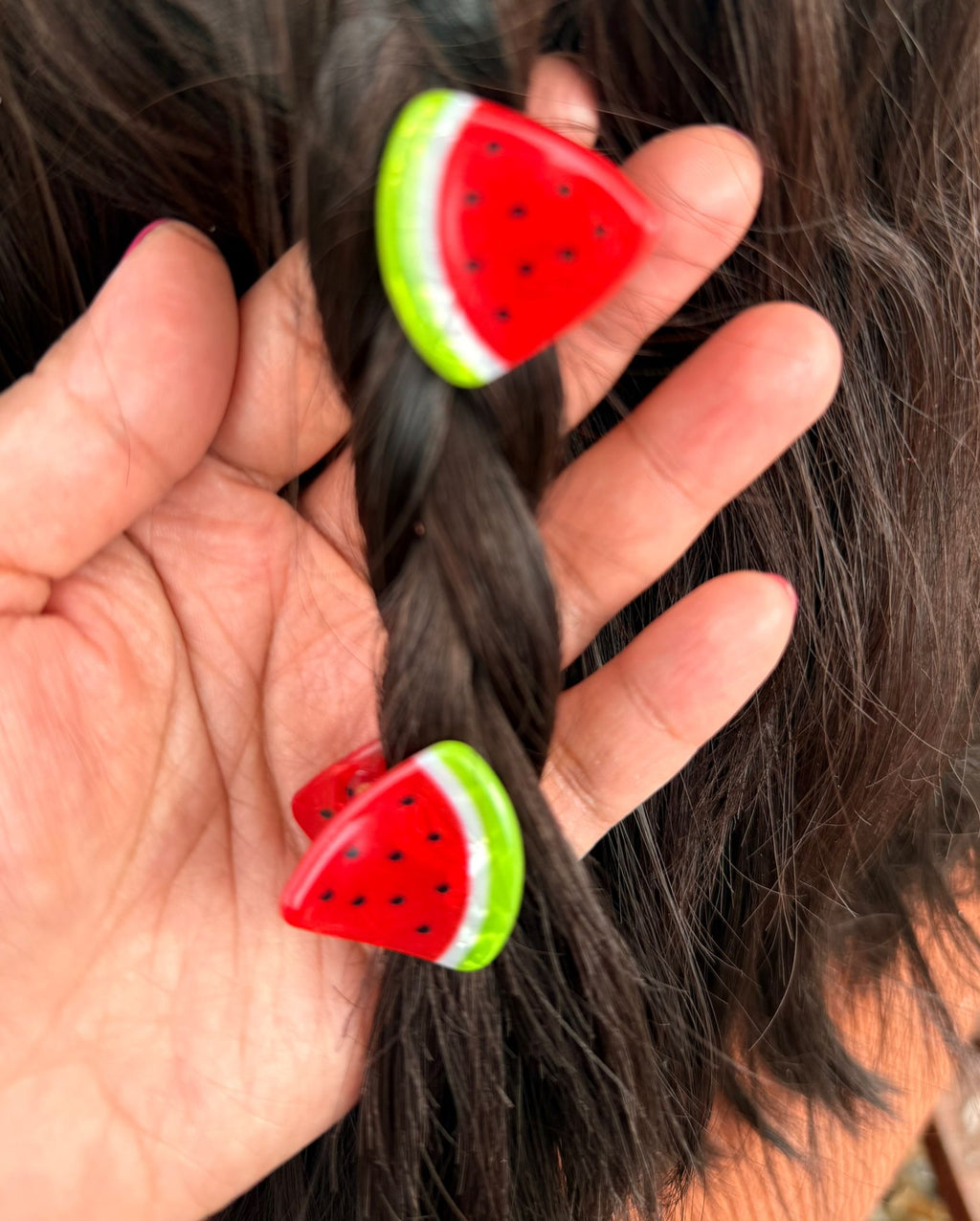 Watermelon Hair clips