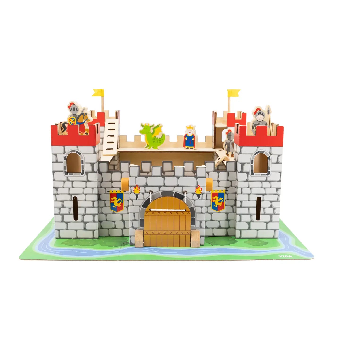 Wooden Castle Play Set