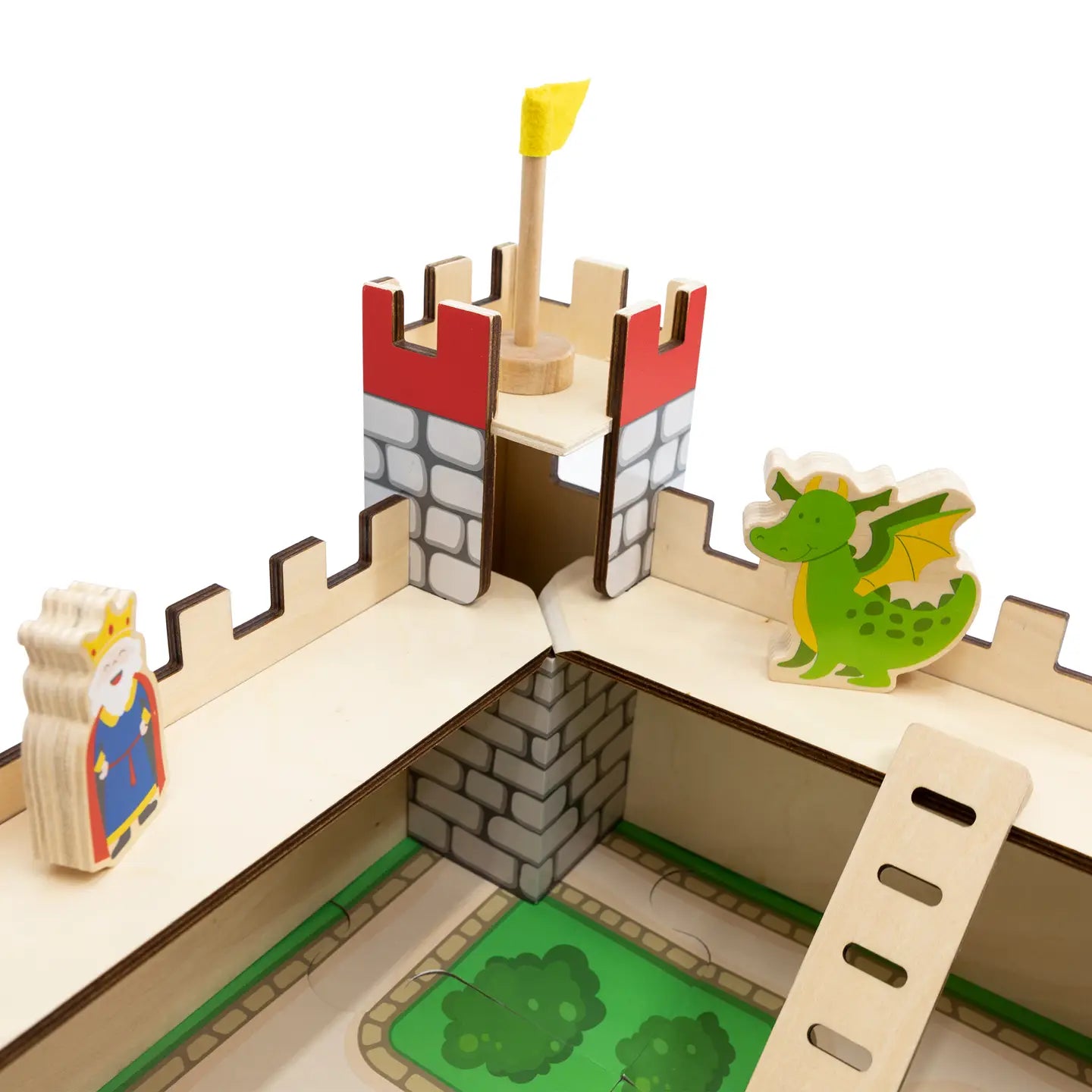 Wooden Castle Play Set
